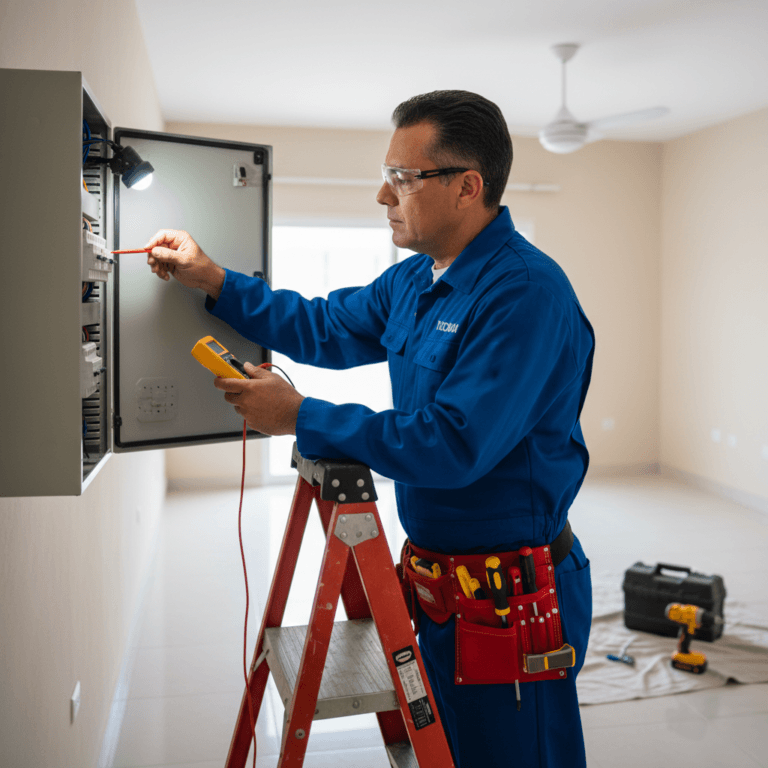 Servicio profesional de electricista en Mérida - Yucaman