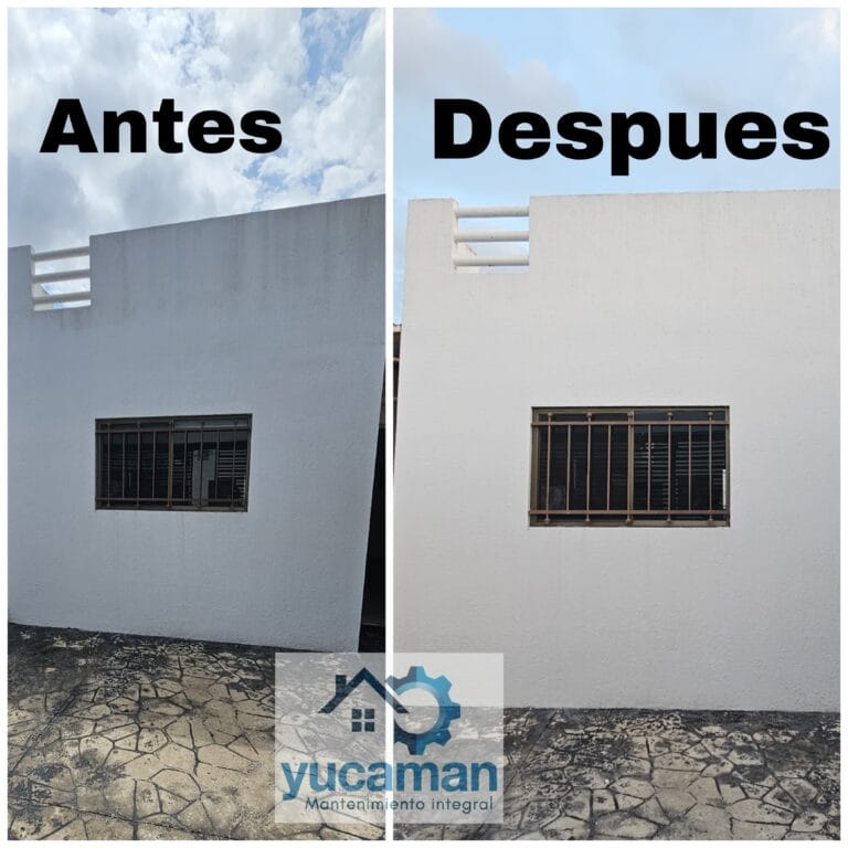 Pintura exterior de casas en Merida